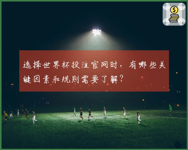 选择世界杯投注官网时,有哪些关键因素和规则需要了解?